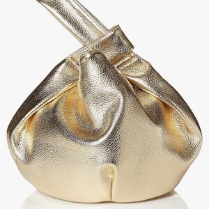 The Drop Gold Wristlet Tote Bag